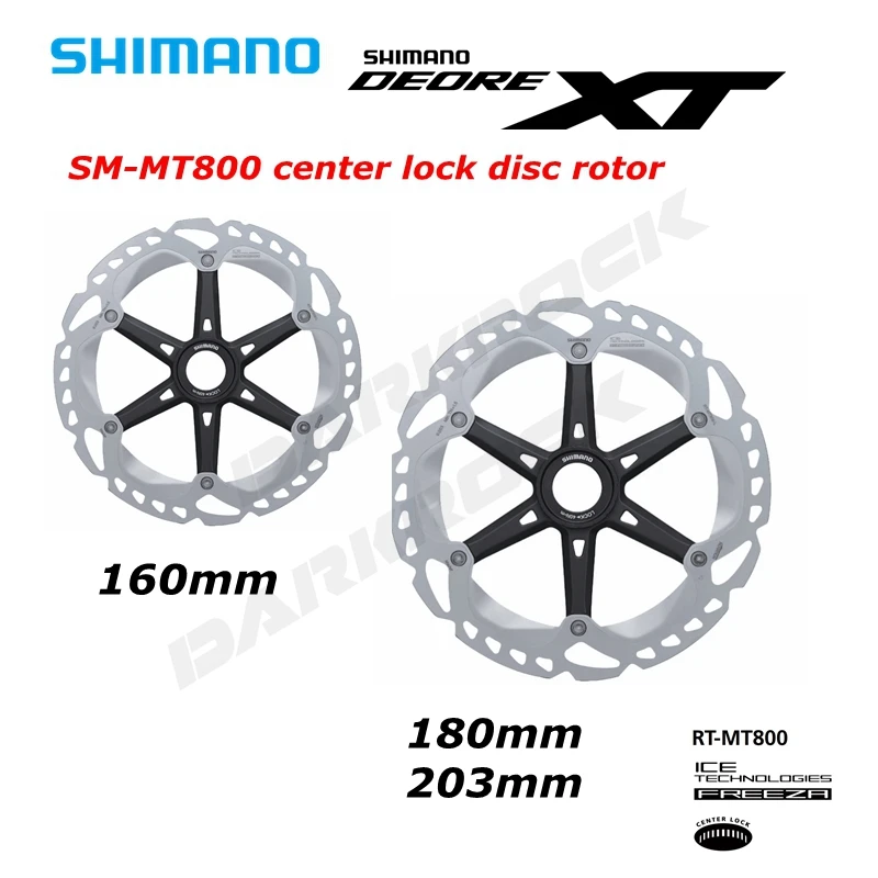 Shimano DEORE XT RT MT800 льда точки Технология тормозного диска Центральный замок дисковый