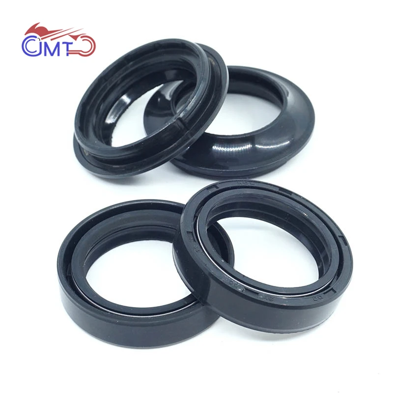 

For Kawasaki Ninja ZX6R 600 2000 2001 2002 2005 ZZR600 2006 2007 2008 ZX9R 900 2002 2003 Front Fork Oil Seals Dust Wiper Kit