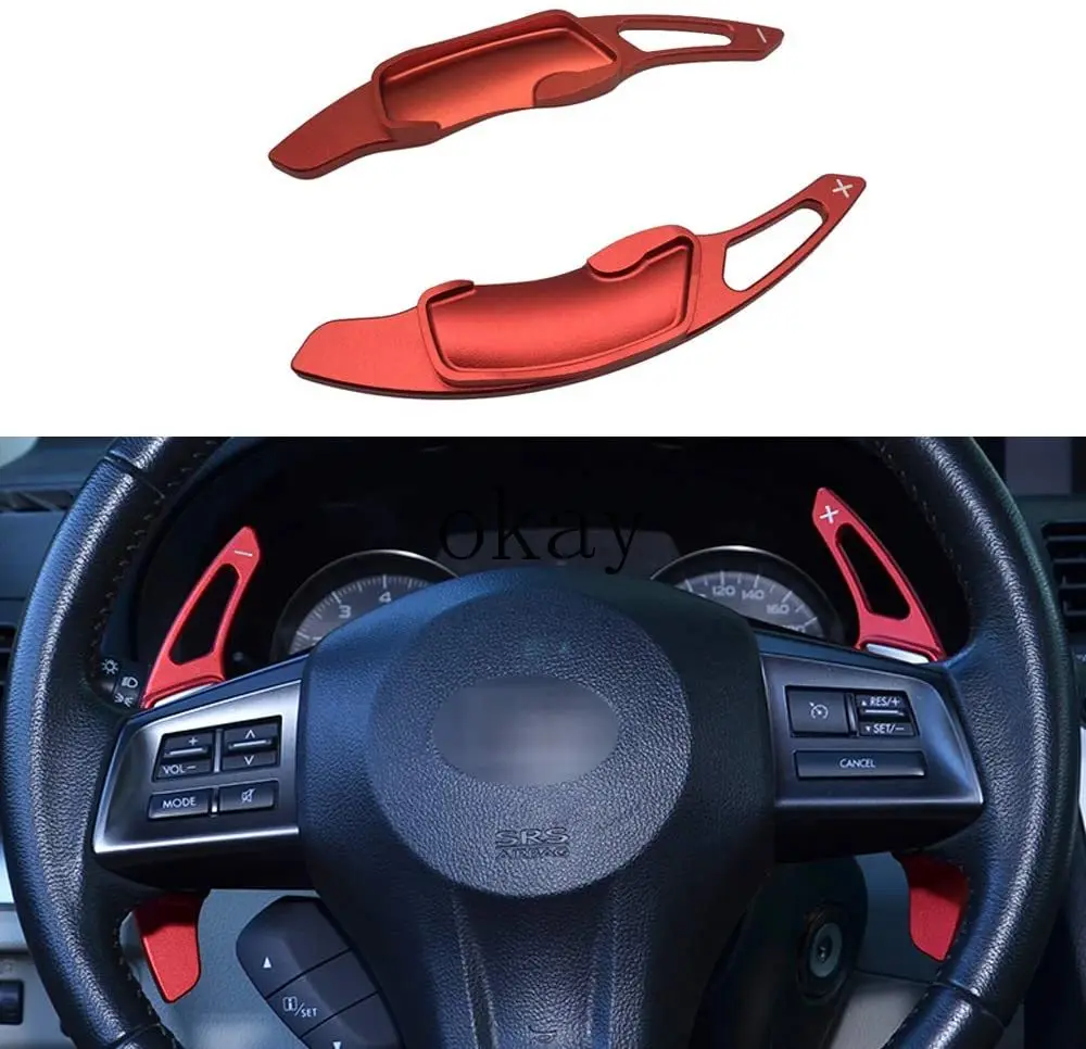 

Aluminum Alloy Steering Wheel Shift Paddle Extended Shifter Trim Cover For Subaru BRZ Impreza WRX Legacy XV Crosstrek