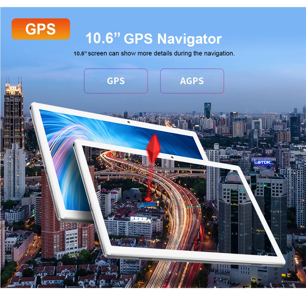 10.6 Inch Tablet MTK6797T Deca Core 4G Phone Call 7000MAh Type-C Dual SIM Card Slot Android Tablet Pc GPS