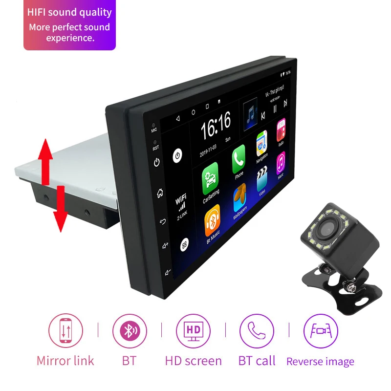 7 дюймов Универсальный Android 8 1 автомобиль MP5 мультимедийный плеер радио WI-FI Bluetooth 4