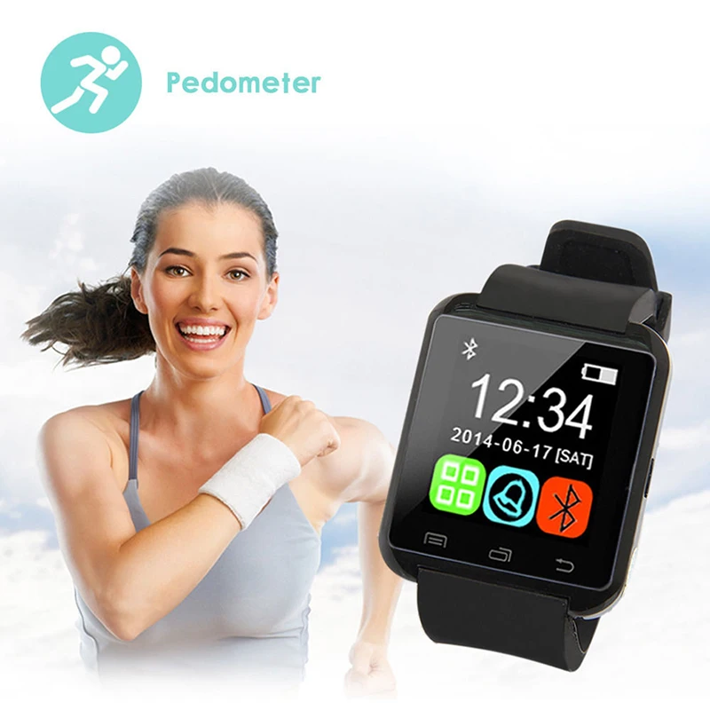 U8 Смарт-часы Bluetooth Смарт-часы для Android/IOS Телефон smartwach вызов синхронизирующийся Шагомер Смарт-часы для мужчин/женщин/детей
