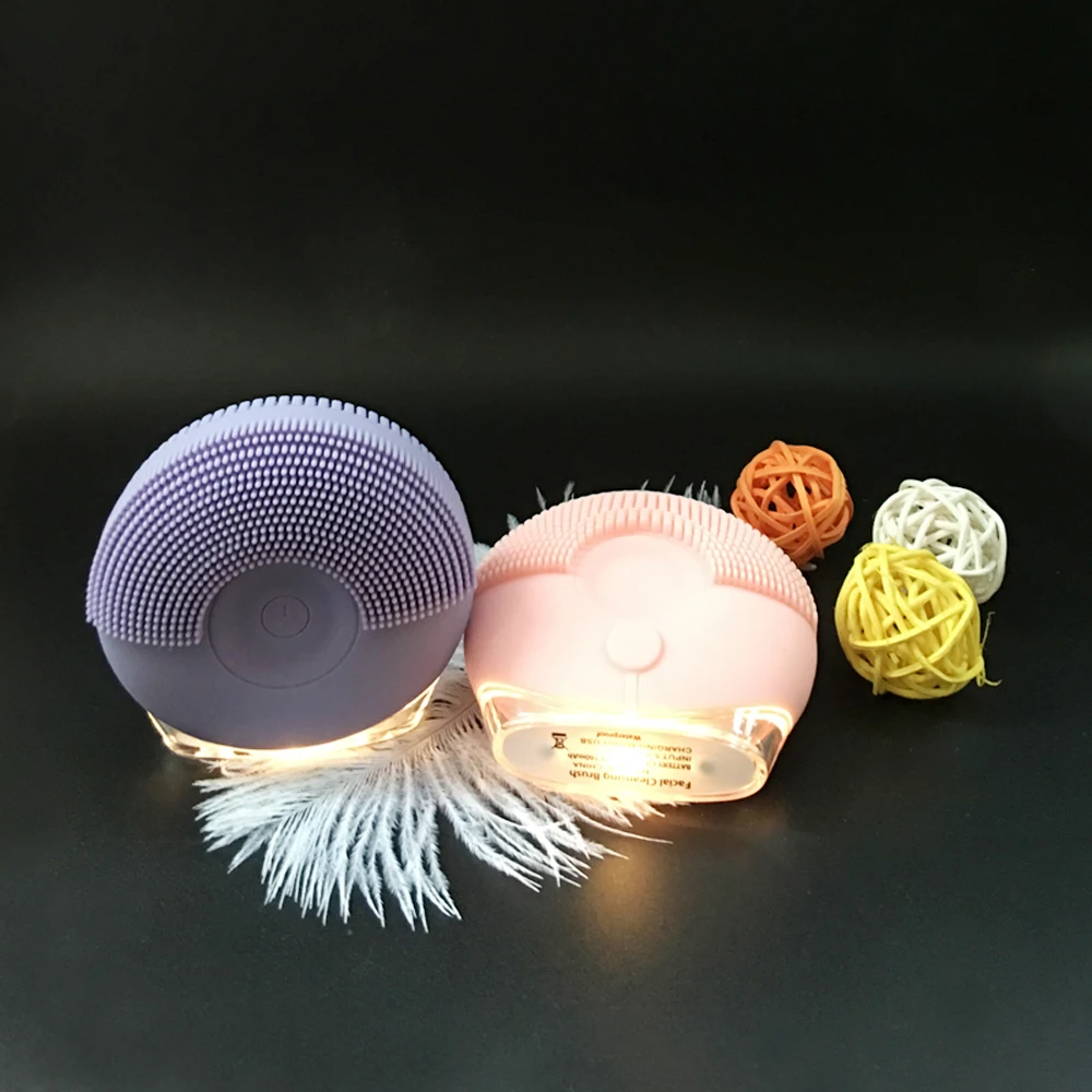 1 шт. Ультразвуковая электрическая мини щетка для очищения кожи лица|Устройство