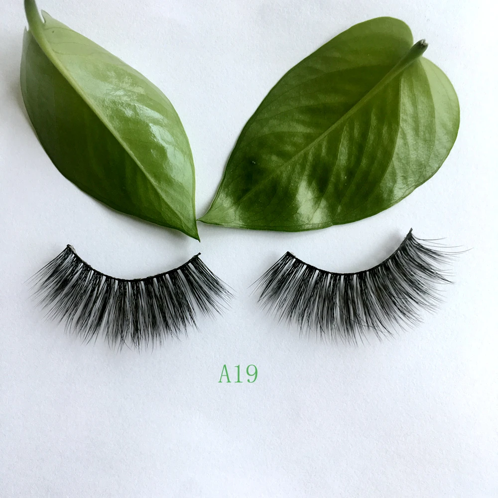 Ресницы из искусственной норки пушистые объемные ресницы 3D многослойный эффект