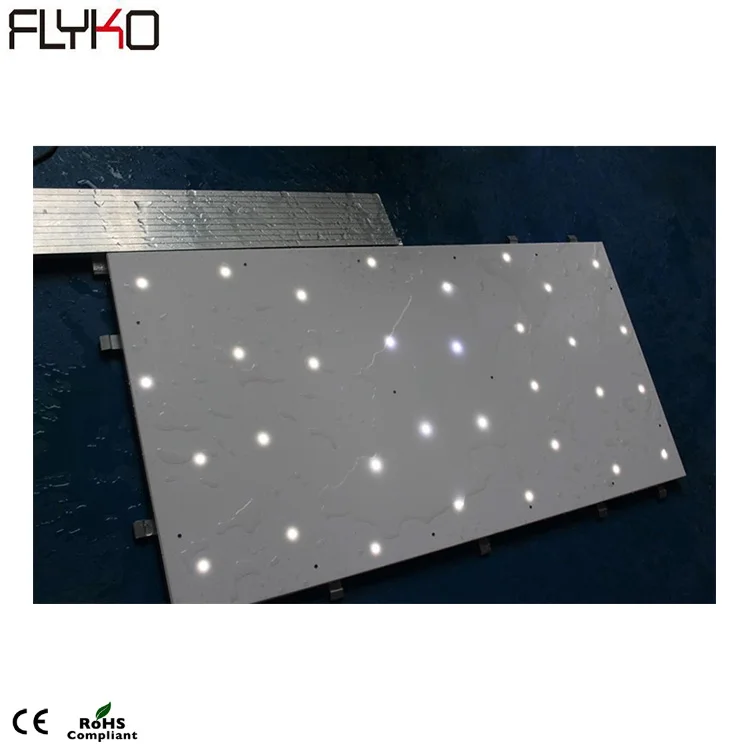 Flyko профессиональный светодиодный 60*120 см беспроводной RGB СВЕТОДИОДНЫЙ танцпол