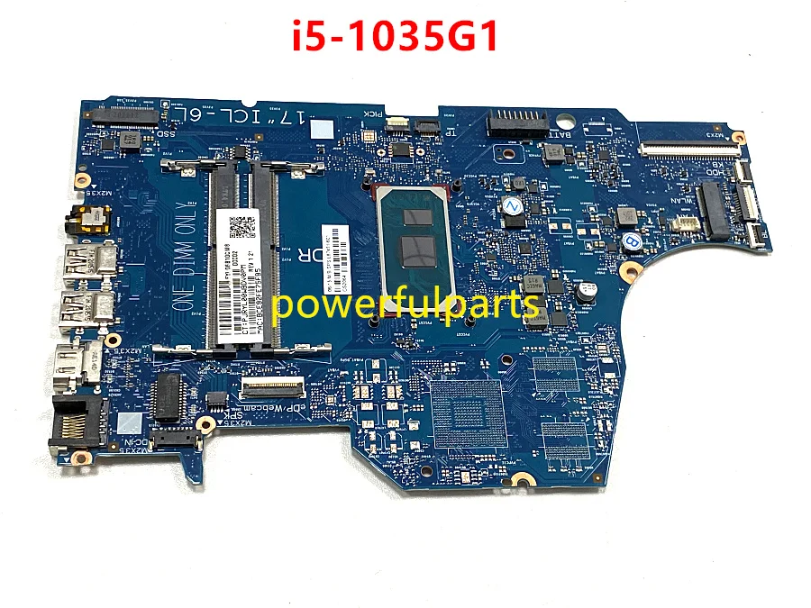 

100% работает на материнской плате hp 17T-BY 17-BY со стандартным центральным процессором 6050A3168901-MB-A02, протестирован