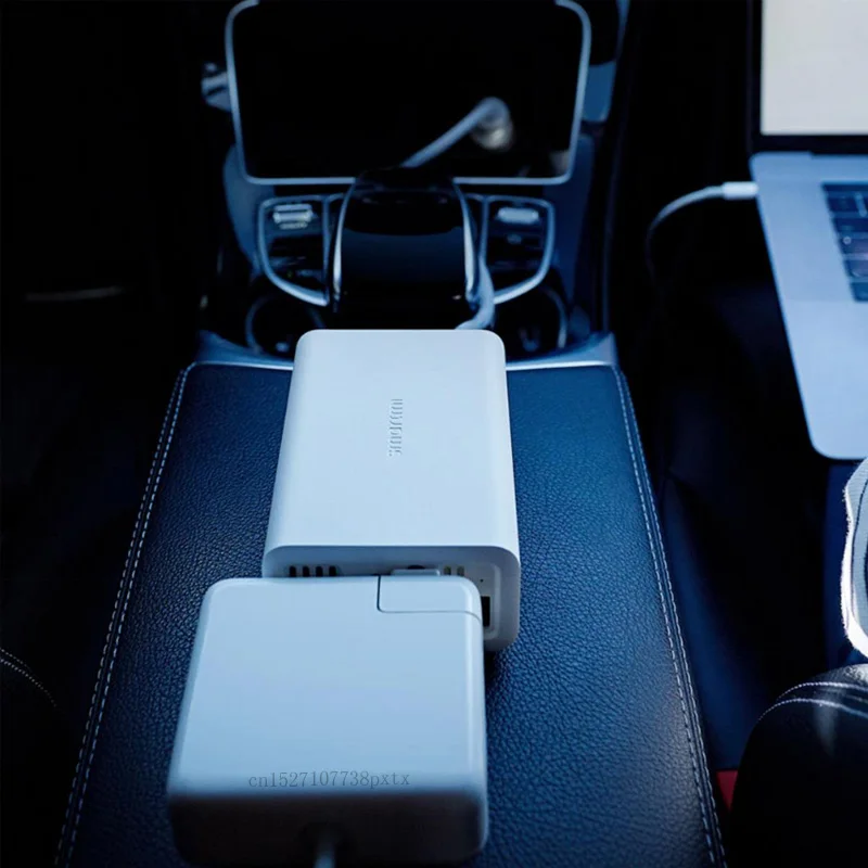 Xiaomi Mijia SMARTMI 100 Вт Портативный Инвертер автомобильного зарядного устройства преобразователь постоянного тока 12 В в переменный ток 220 В с 5 В/а usb портами для автомобиля с разъемом