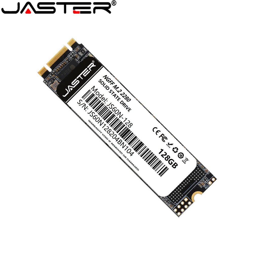 JASTER ssd NGFF M.2 2280 128 ГБ 256 Внутренний твердотельный жесткий диск для ноутбука