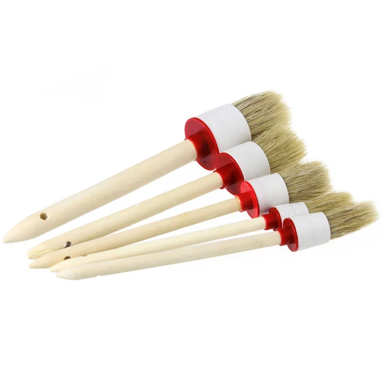 5 шт. щётки для очистки салона автомобиля|Губки тряпки и щетки| |