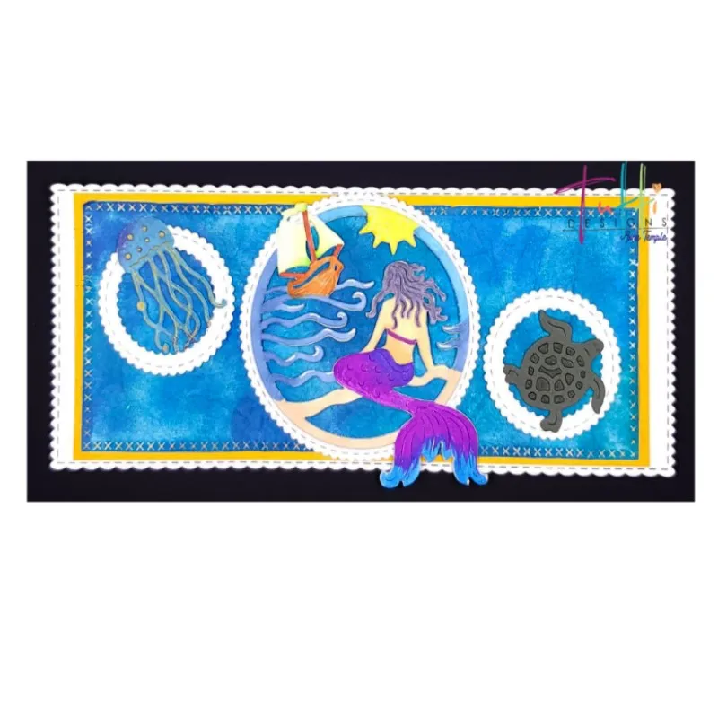 

2021 Mermaid New Metal Cutting Dies Photo Album and Planner Die Scrapbooking For Craft Card Making no Stamps