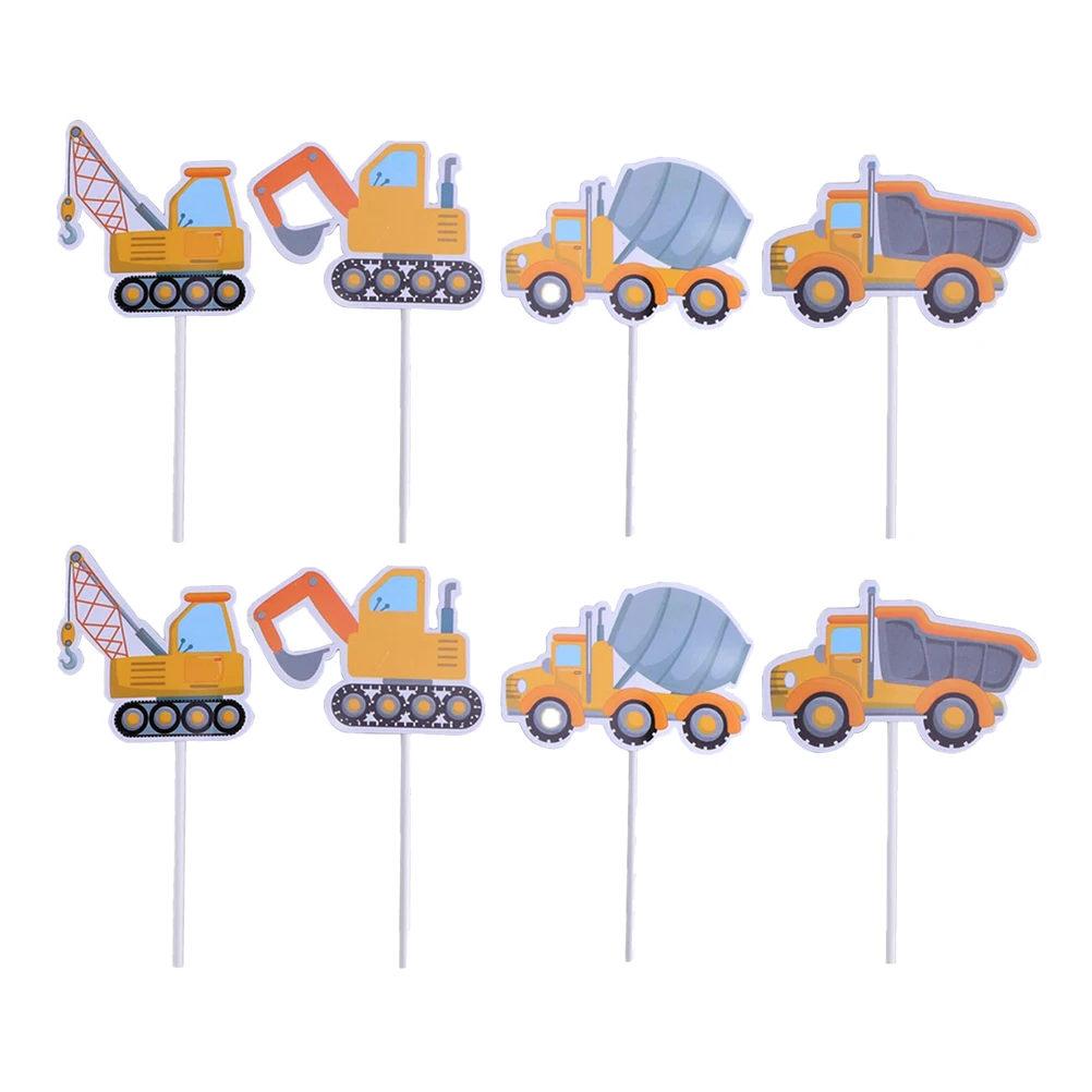 Экскаватор для торта 24 шт. экологически чистый бумажный прекрасный Топпер тортов