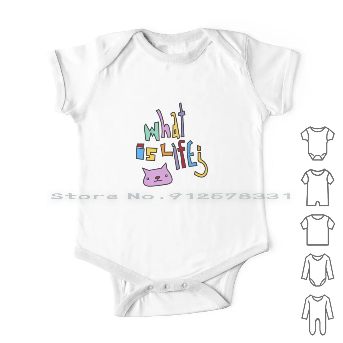 

What Is Life  Newborn Baby Clothes Rompers Cotton Jumpsuits Popular Quote Cat Quote Most Popular Best Selling Most Sold Newest