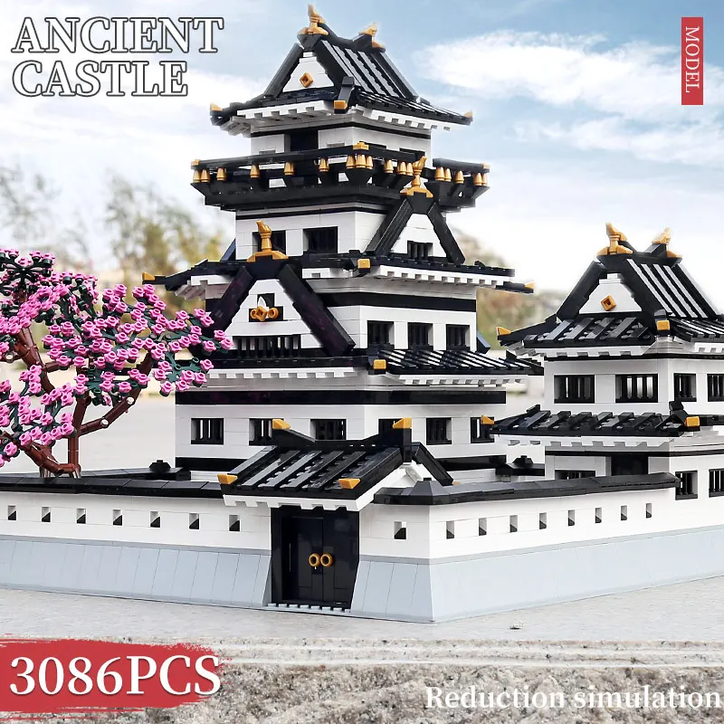 

MOULD KING 22006 Architecture Toys The MOC-58484 Himeji Castle Model Building Blocks Assembly Bricks Toys Kids Christmas Gifts