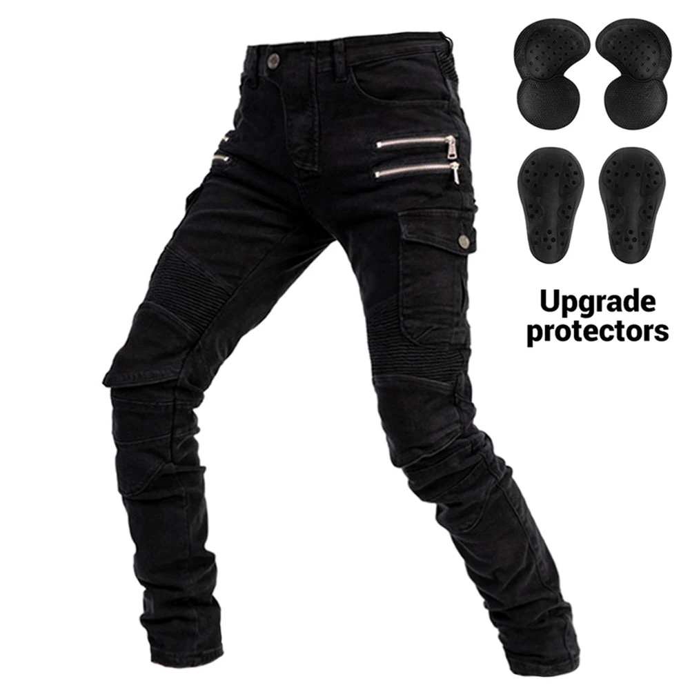 

Motorcycle Pants Black Men Moto Jeans Protective Gear Riding Touring Motorbike Men's Pants Trousers Motocross Pants Pantalon