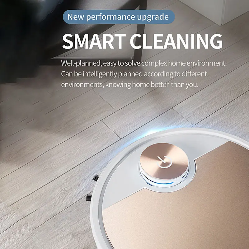 

3-In-1 Hair Home Dry Wet Mopping Auto Cleaning Robot App Remote Control Robot Vacuum Cleaner Touch Auto Sweeping 2000PA Suction