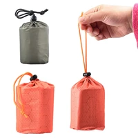new winter emergency pe sleeping bag thermal waterproof compression stuff sack bag camping sleeping bag warm lock