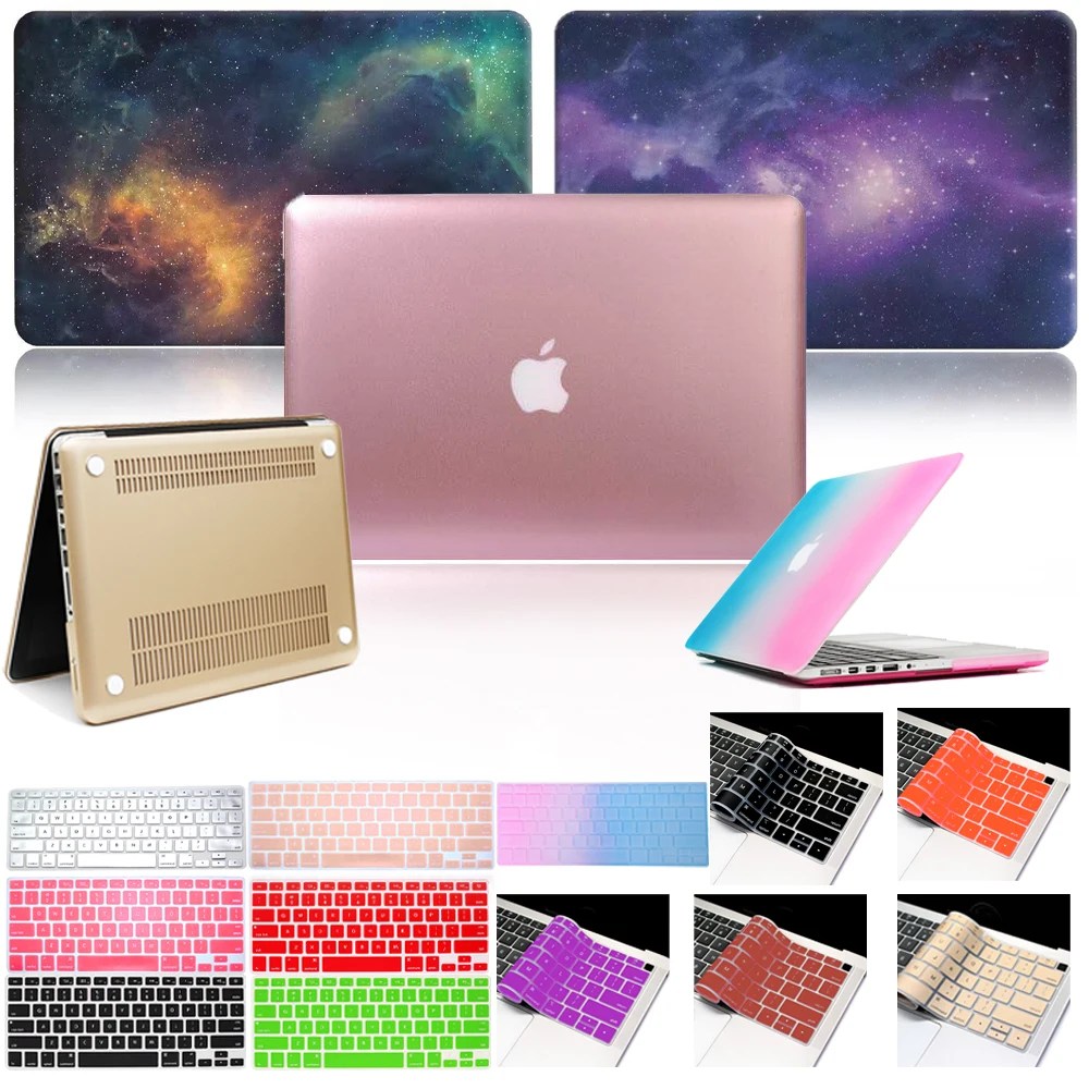Пылезащитный Жесткий Чехол для ноутбука Apple Macbook Air Pro Retina 11 12 13 15 дюймов чехол с