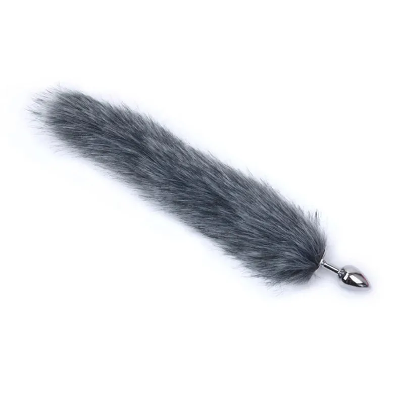 BDSM Dog Fox Tail Anal Plug Sexy Toys Metal Fake Furry Butt Flirt Anus for Women Gay Games Product Couples | Красота и здоровье