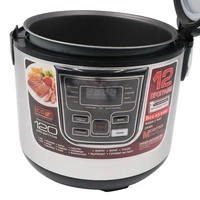 6l multifunctional programmable pressure slow cooking pot non stick cooker 900w stainless steel electric pressure cooker