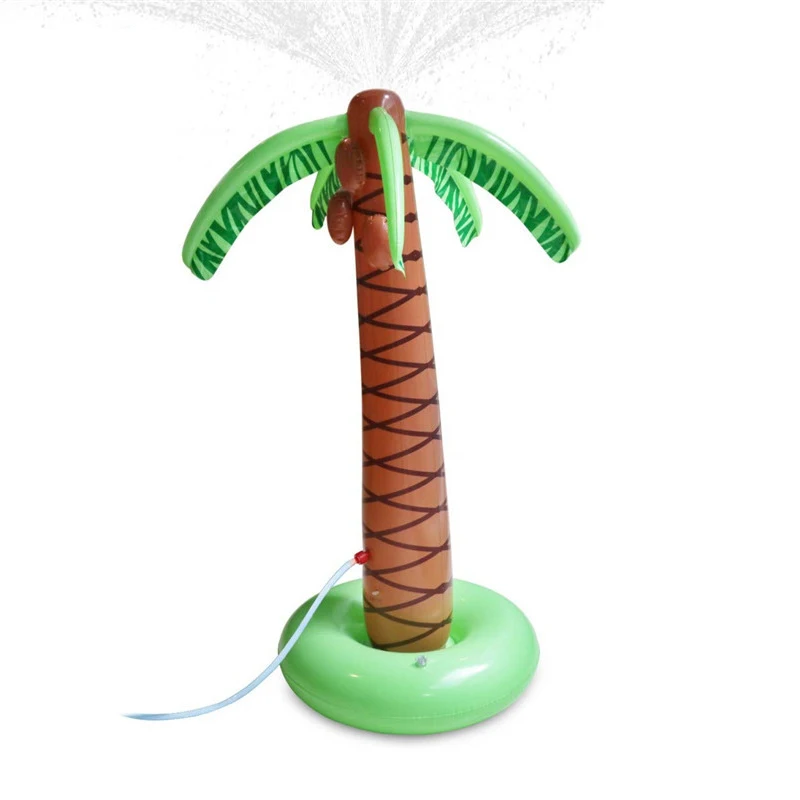 

Inflatable Coconut Palm Tree Water Sprinkler Summer Children Play Water Polo Water Spout Garden Beach Party Fun Toy Gift TSLM1
