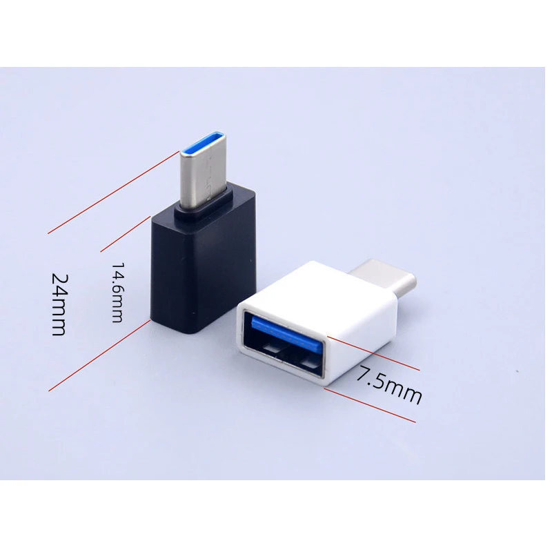 

2PCS Universal Mini Micro to USB 2.0 OTG Adapter Connector for Android Mobile Phone USB2.0 Type-C OTG Cable Adapter
