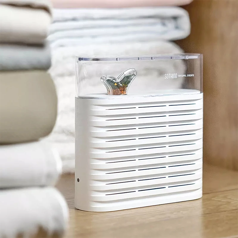 

Xiaomi SOTHING Portable Air Dehumidifier 150ml Rechargeable Reuse Air Dryer Moisture Absorber Bionics Design Small Size