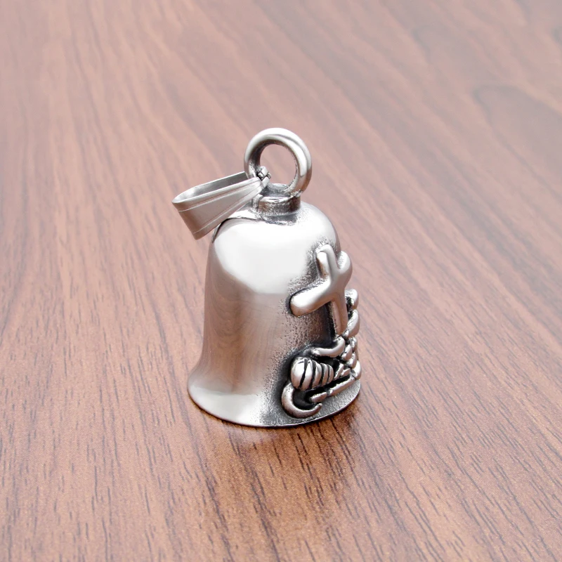 Бесплатная доставка панк 316L нержавеющая сталь серебристый цвет черный крест