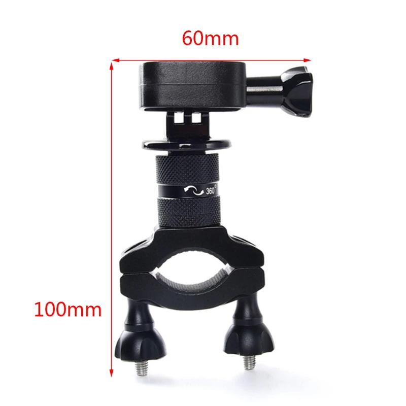 

68UB 360 Motorcycle Handlebar Clip Bracket Handheld PTZ Accessories Metal Stand