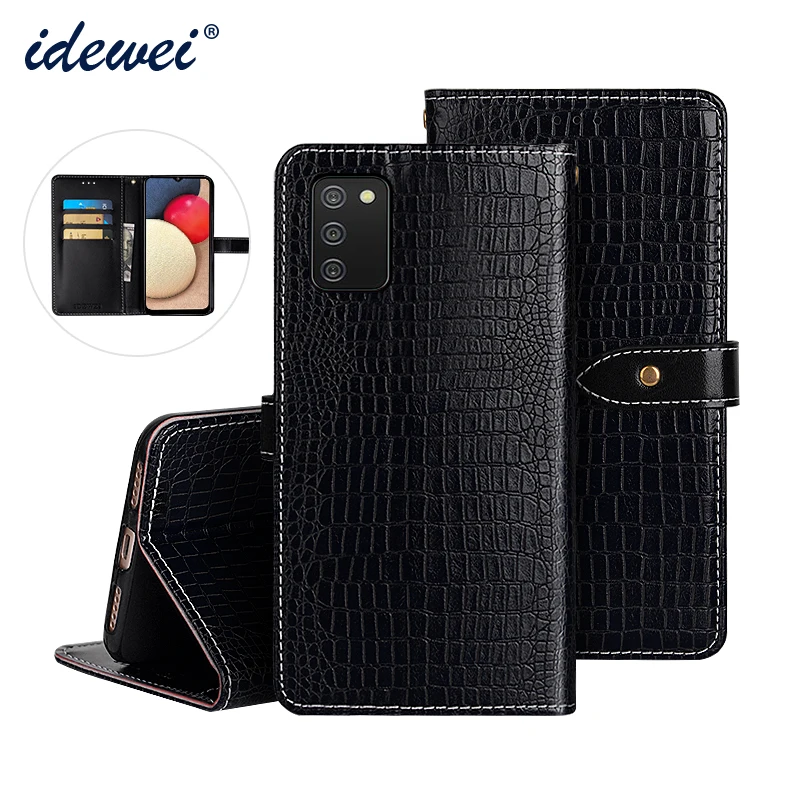 

Чехол-книжка для Samsung Galaxy A02S, SM-A025F, SM-A025G, кожа