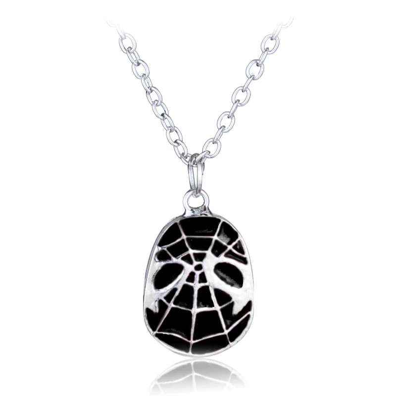 N517-black DC Shazam, ожерелье с подвеской в виде Супергероя человека-паука, модные украшения в стиле панк для мальчиков, вечерние украшения для детей - Окраска металла: N517-black