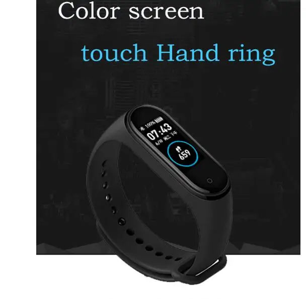 M4 водонепроницаемый умный Браслет пульсометр Монитор артериального давления