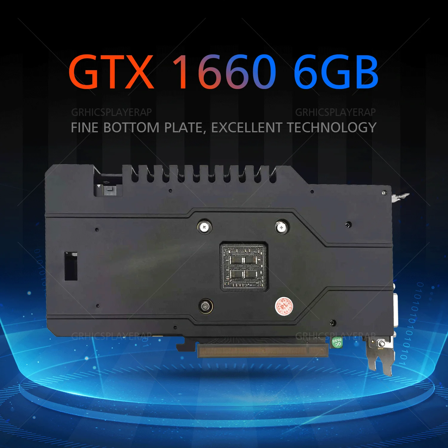 Оригинальный чип GTX1660 6 ГБ видеокарта для ПК настольного компьютера 6144 бит МБ 1408SP