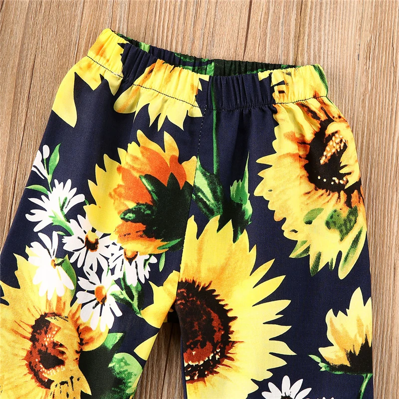 Модная одежда для маленьких девочек детские леггинсы длинные штаны брюки наряд