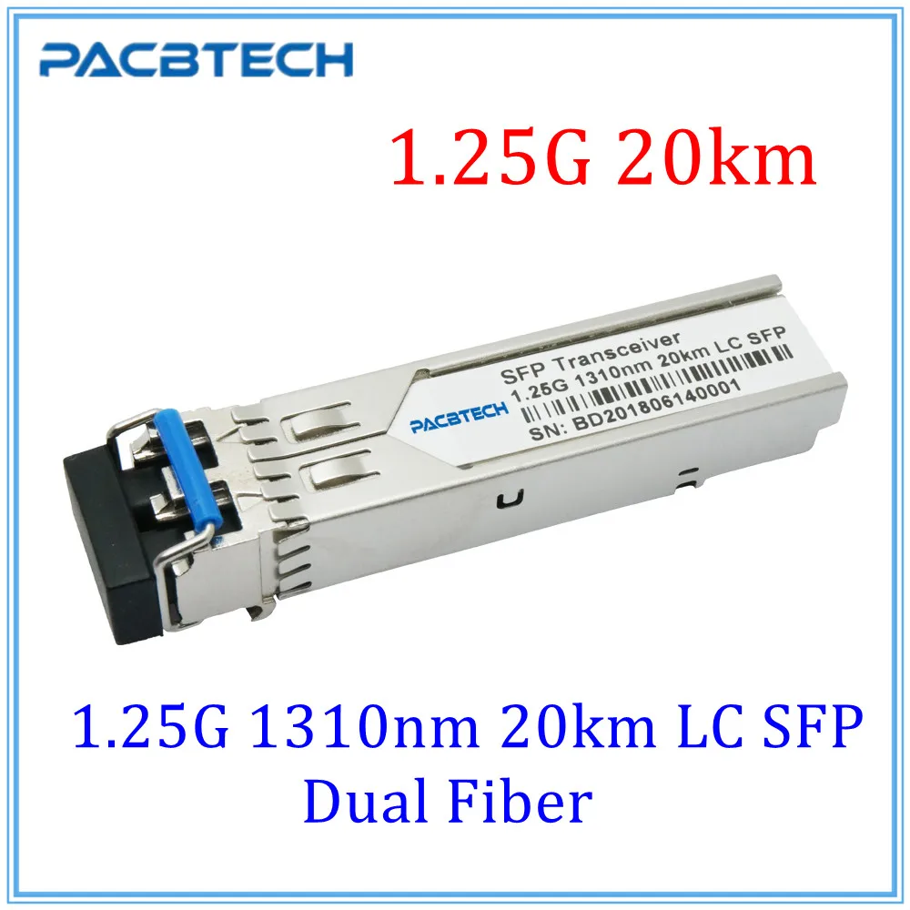 1 25G 20KM двойной совместимый одномодовый двухволоконный SFP 1310nm 20km LC 2 шт. - купить по