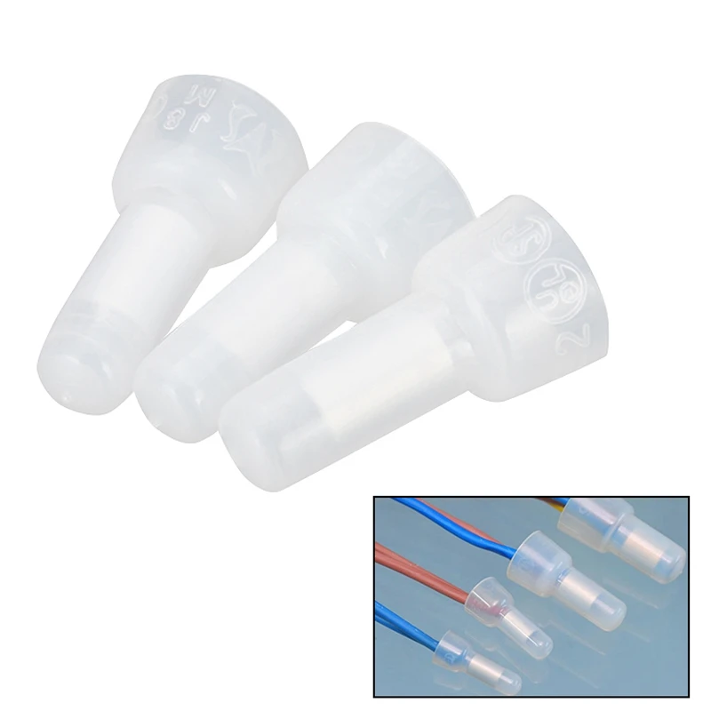 100 шт терминалы давление линейная крышка провода соединители проводки