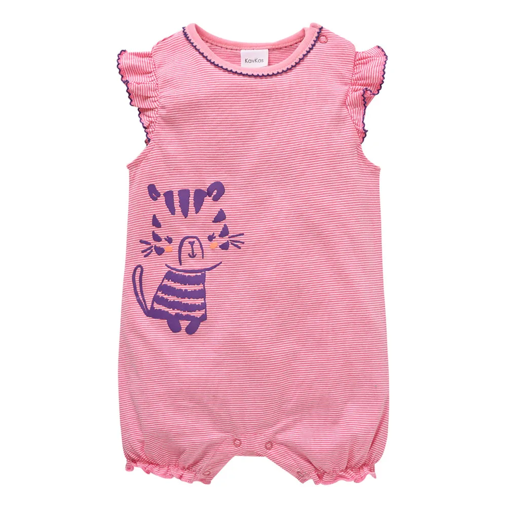 Honeyzone/Боди для маленьких девочек мягкая одежда малышей с короткими рукавами и