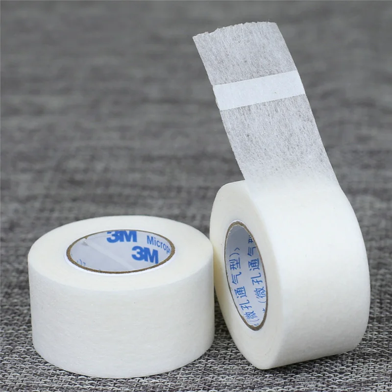 Микропористая лента для наращивания медицинская дышащая ресниц 3 м | Красота и