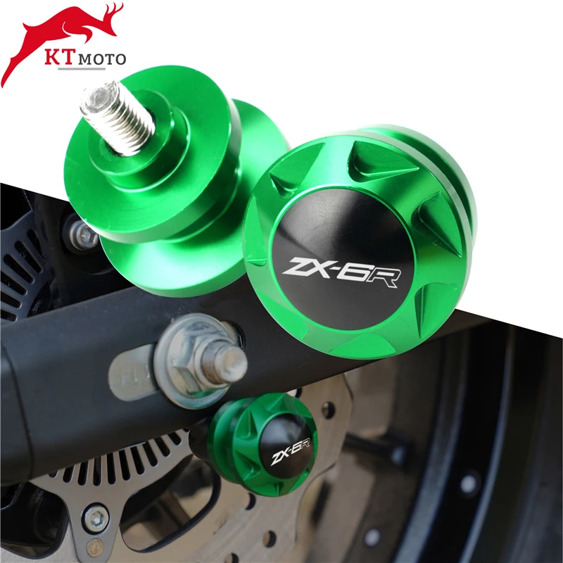 

Для KAWASAKI Ninja ZX6R ZX-6R ZX600 8 мм аксессуары для мотоциклов CNC алюминиевые винты для слайдера