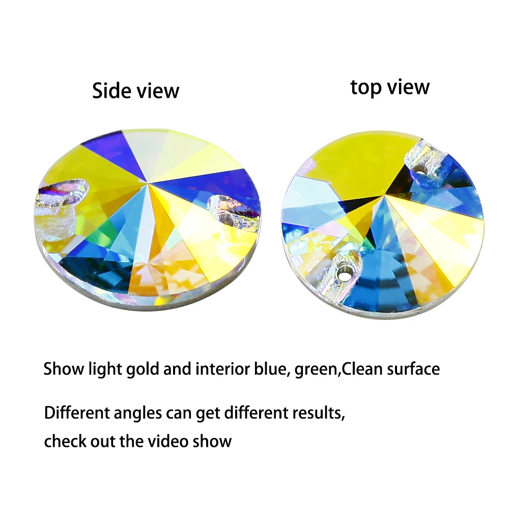 Хрустального кабошона Rivoli с украшением в виде кристаллов на горном хрустале