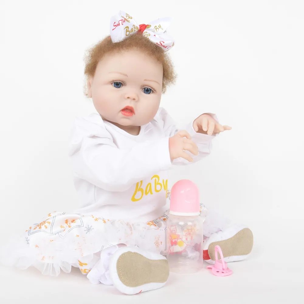 Реалистичные Силиконовые Bebe Reborn Baby для подарки на день рождения ребенка
