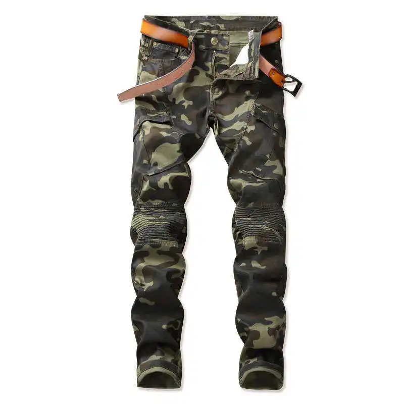 

2021 Spring Winter Mens Brand Clothing Length Modis Slim Trousers Oversize Denim Cargo Pants Streetwear Trousers Jeans 38-40