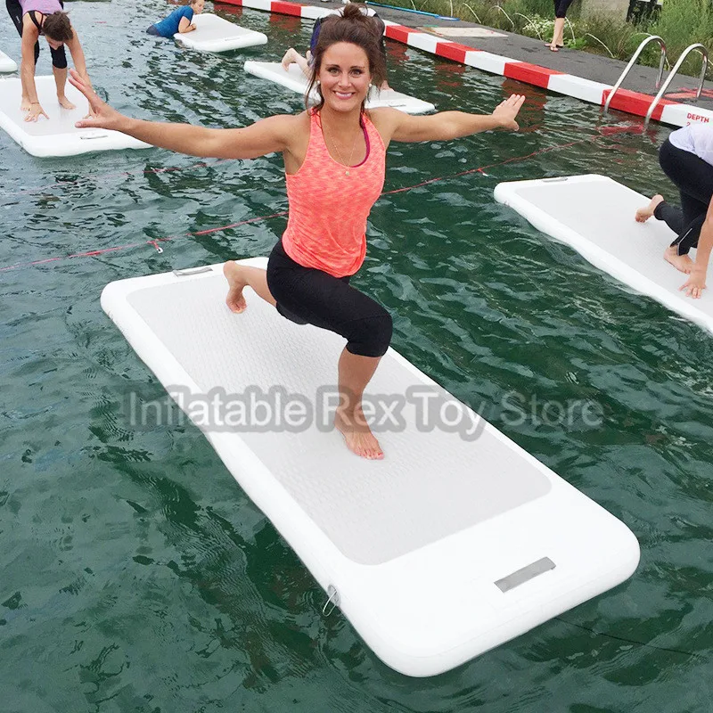 Горячая Распродажа надувной плавающий коврик для занятий гимнастикой 2*0 9*0 1 м