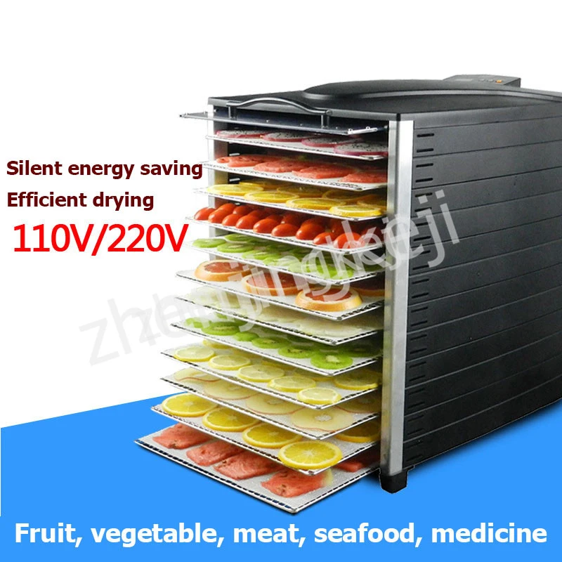 

Food dryer Food Fast Dehydration 12 layers Mute Power Saving 110V/220V Fruit Dryer Dryer for Vegetables and Fruits Dehydrator