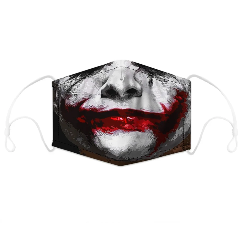 Jack Napier Eric Border Arthur Fleck Cosplay Face Mask Adult Dust Protection Masks Prop | Аксессуары для одежды