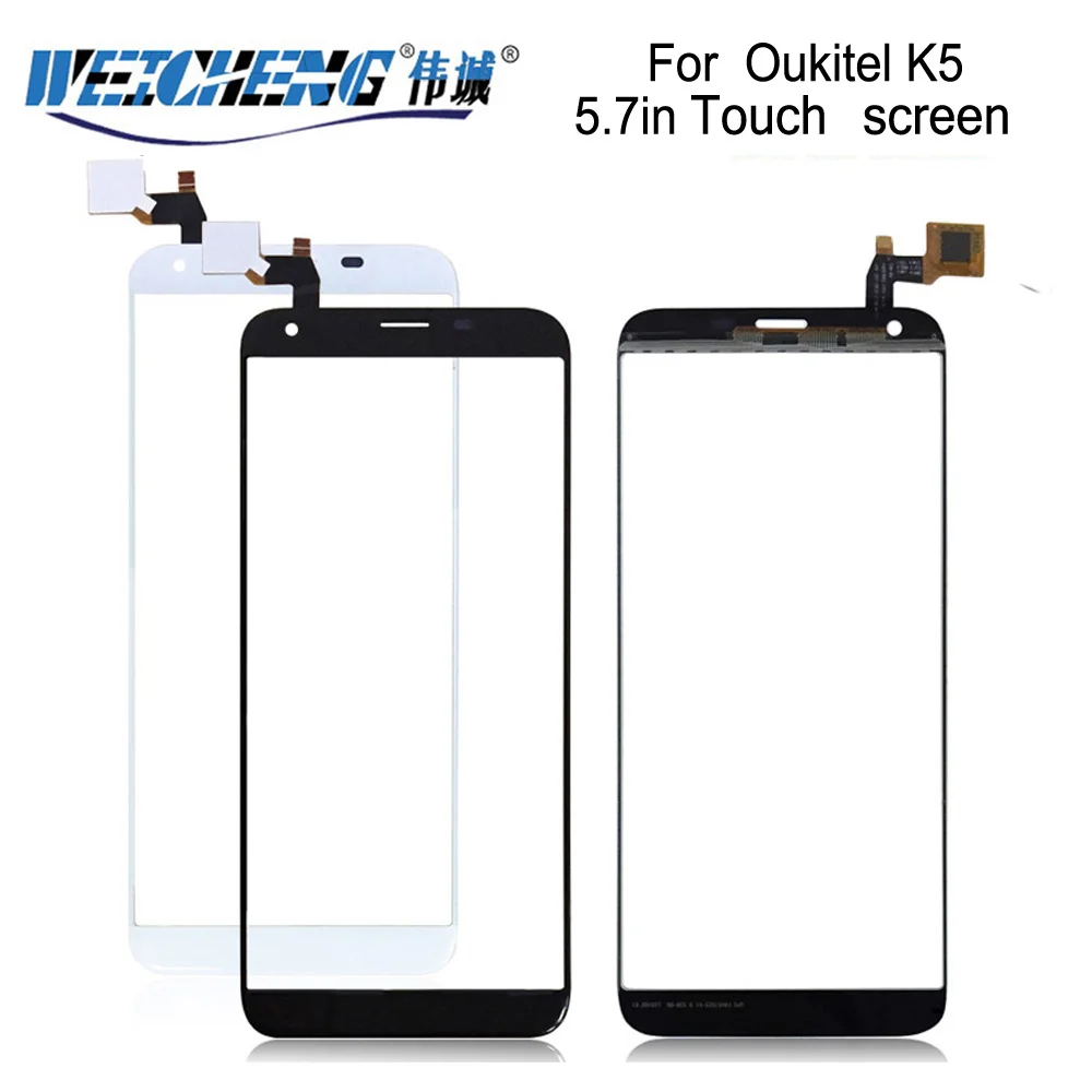 WEICHENG For Oukitel K5 Touch Screen Glass Digitizer 100% Guarantee New Panel k5 touch+ tools | Мобильные телефоны и
