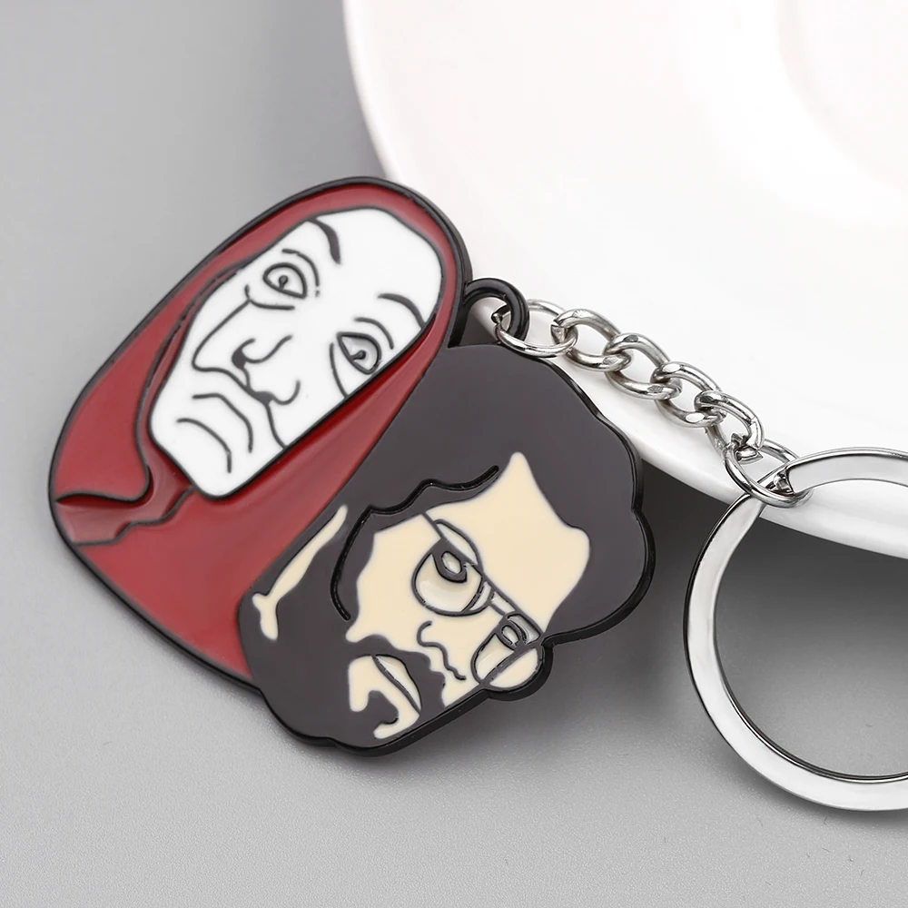Брелок La Casa De Papel эмалированный металлический брелок для ключей с изображением