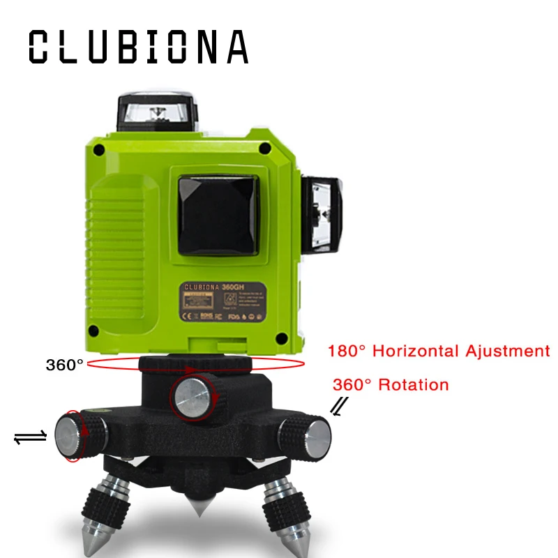 Штатив тренога CLUBIONA с резьбовым лазером 360 или 1/4 дюйма вращение на 5/8