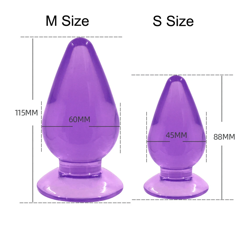 Супер большой размер Анальная пробка большие огромные интимные игрушки для