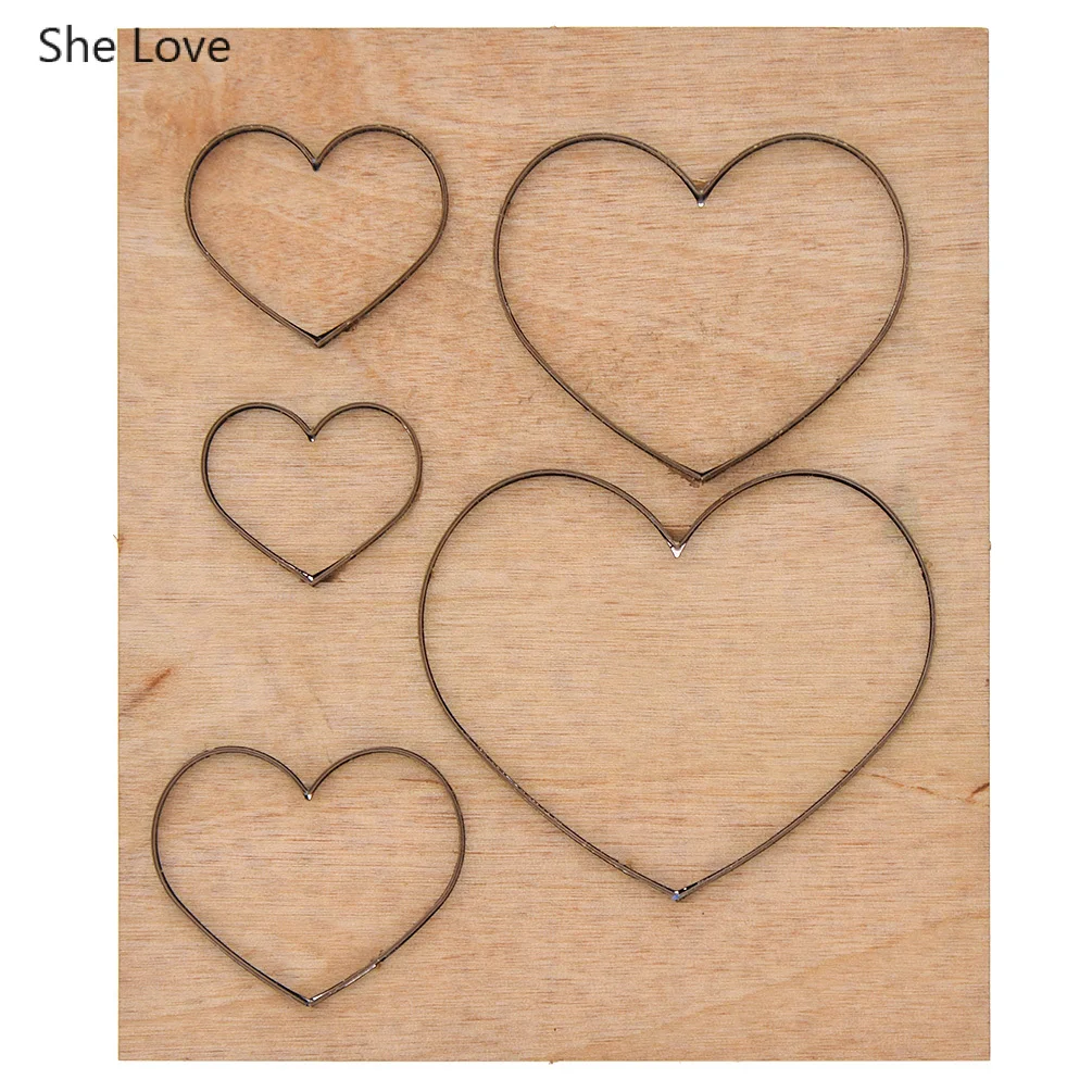 06 She Love Star Moon в форме листа металлические кожаные режущие Штампы деревянные штампы режущие формы Diy кожаные штамповки ручной работы инструменты - Цвет: 06