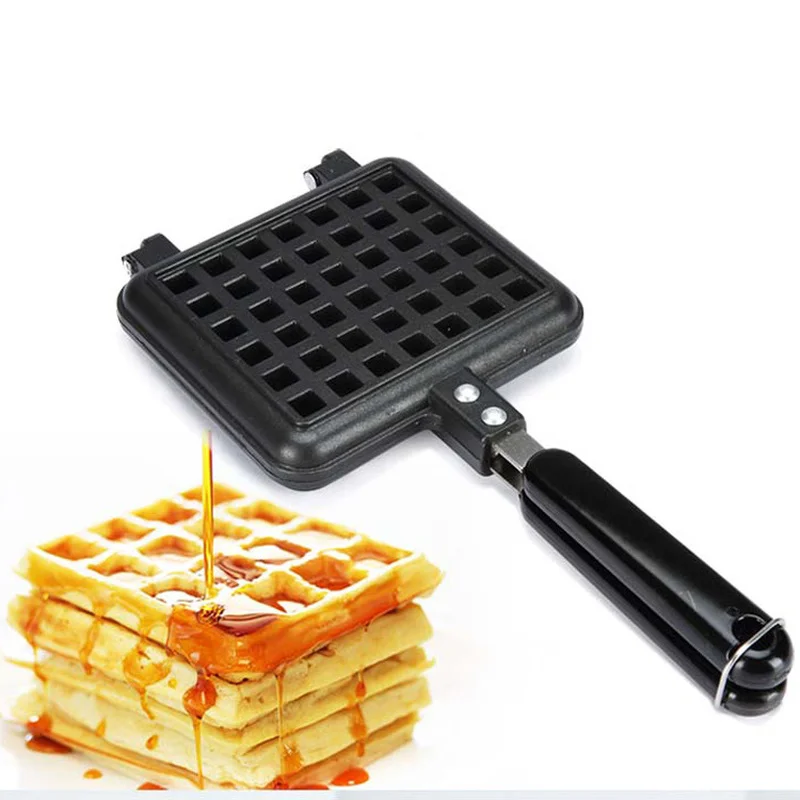 Инструменты для выпечки газовая печь металлическая вафельная плитка не